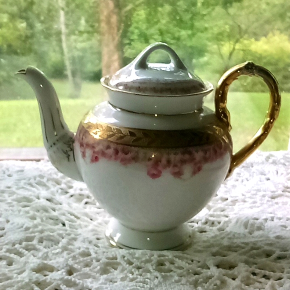 Very beautiful delicate rose teapot